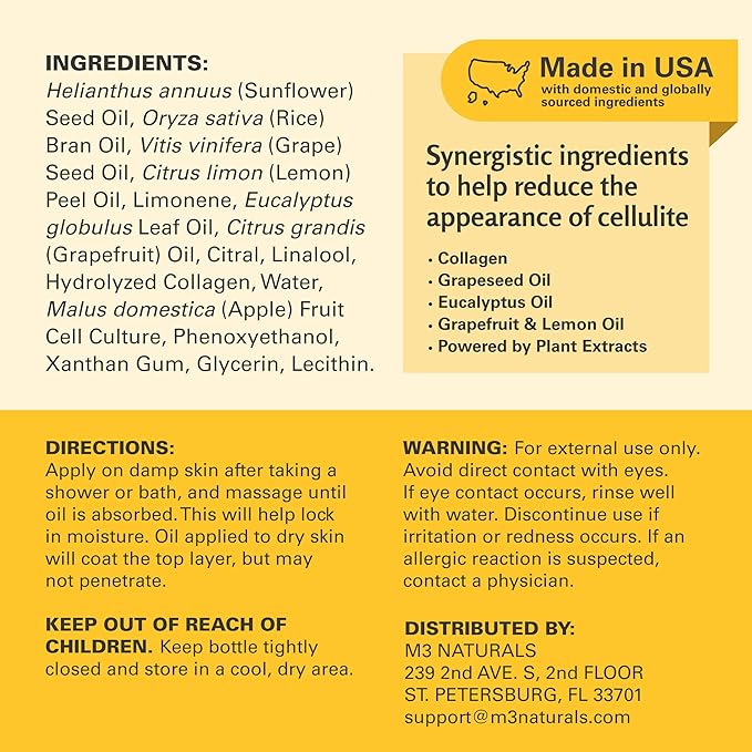 Firming Body Massage Oil with Collagen & Stem Cell – Helps Smooth the - Image 3