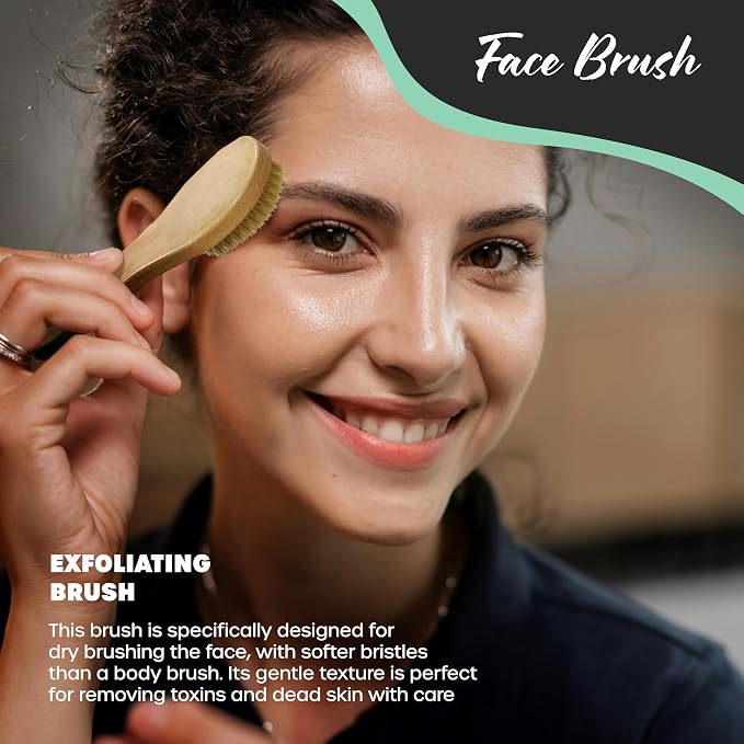 Nevlers Natural Boar Bristle Dry Brush - Image 4