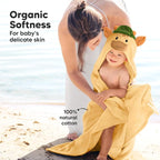 KeaBabies Organic Baby Towel - Image 4