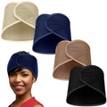 Xuhal 4 Pieces Mesh Hair Wraps for Black Women, Adjustable Size, Stylish Color by Xuhal