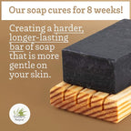 Southern Natural Activated Charcoal Soap Bar Face and Body Soap - Image 4