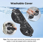 Heated Eye Mask for Dry Eyes, Cordless Warm Eye Compress, 4 Heat Levels - Image 7