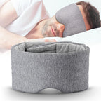 Cotton Sleep Eye Mask for Men Women, 100% Blocking Light Sleeping Mask for Side by LiveNaturalwithWM