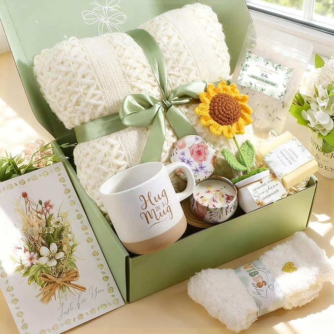 Self Care Gifts for Women Birthday Care Package Spa Kit, Get Well Soon Gift - Image 2