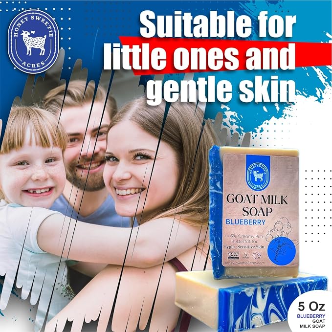 Honey Sweetie Acres Blueberry Goat Milk Soap - Image 8