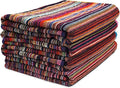 BolBom*S Bath Towel Set 4 Pack, 30 x 60 Inches Large 100% Cotton Stripe Bath by BolBomS