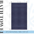 White Classic Luxury Bath Towels Set of 4 Large - Image 4