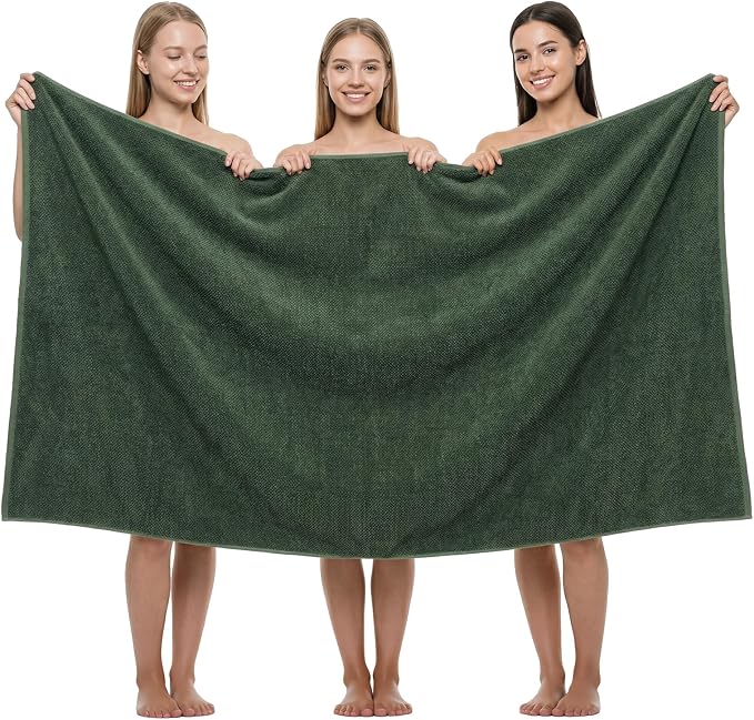 REDKISS Pack of 1 Jumbo Bath Sheet, 40 x 80 Inches Microfiber Oversized Bath by REDKISSOnline