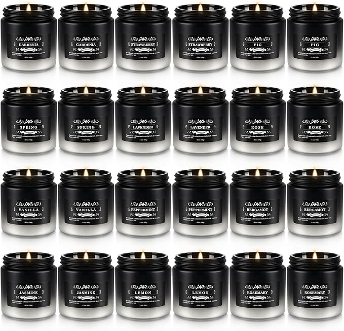 Scented Candle Set 24 Pack, Candle - Image 2