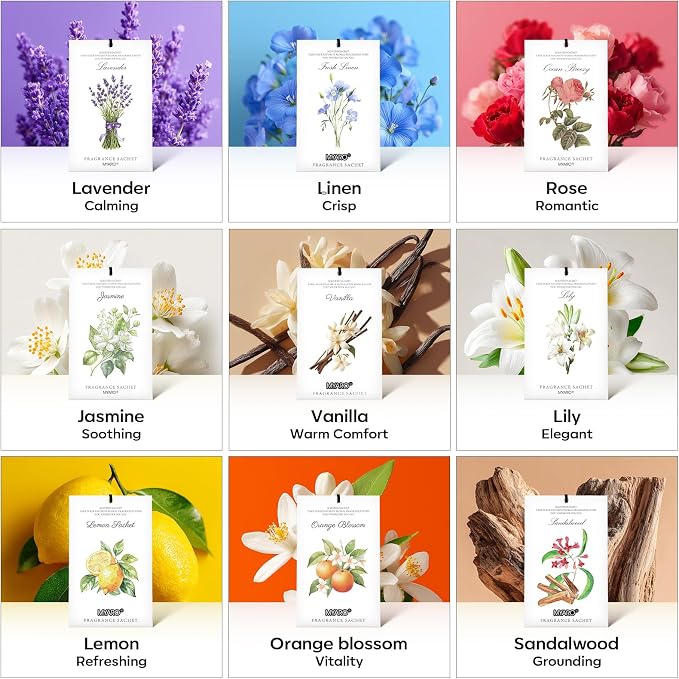 MYARO 12 Packs Vanilla Scented Sachets - Image 7