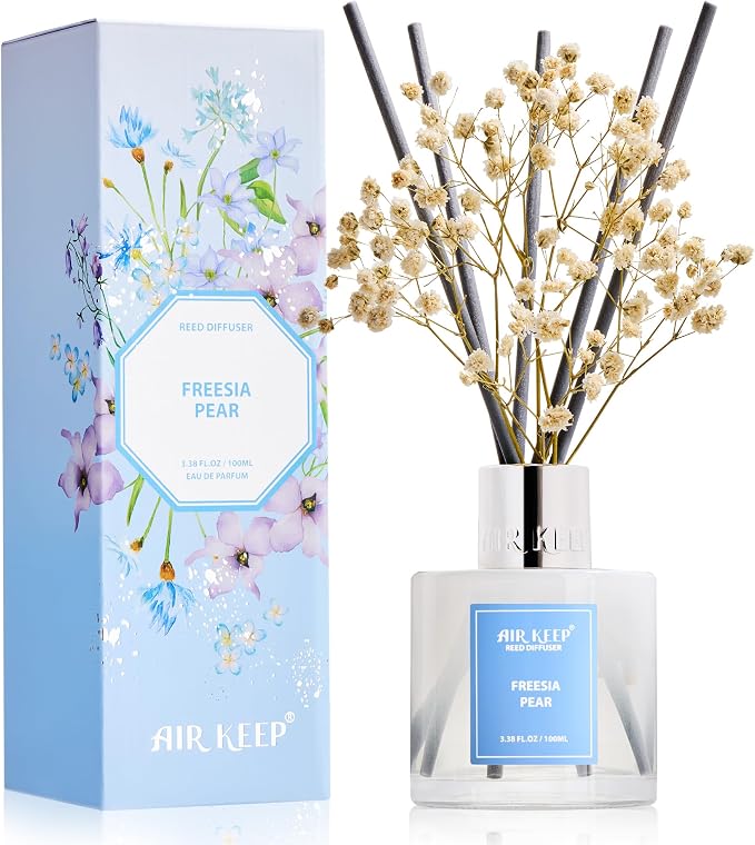 Airkeep Reed Diffuser Set, 3.38 fl oz by Airkeep
