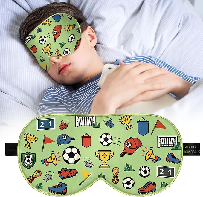 Kids Silk Sleep Mask: 100% Mulberry Silk Eye Mask by spacepower