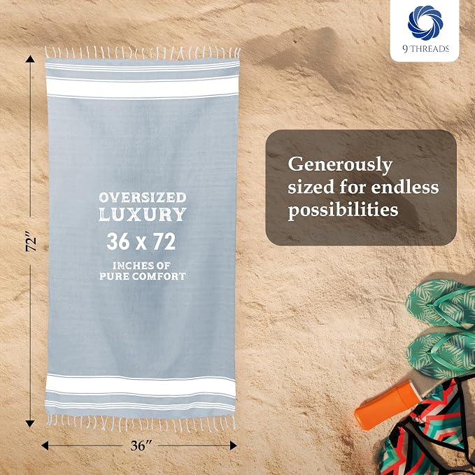 Cotton Turkish Beach Towel - Image 6