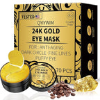 Qyiywim Under Eye Patches 70PCS, 24K Gold Eye Patches by Qyiywim
