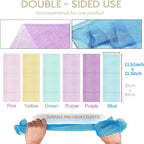 UJFQBH 6 Pieces African Bath Sponge African Net Long Net Bath Sponge - Image 3
