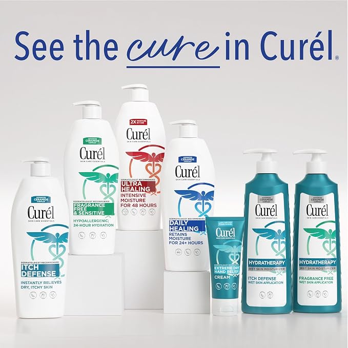 Curel Fragrance Free Lotion, Sensitive Hypoallergenic Lotion - Image 7