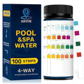 Pool Test Strips, 100 Strips Pool and Hot Tub Test Strips, Swimming Pool Test by DIPSTIK