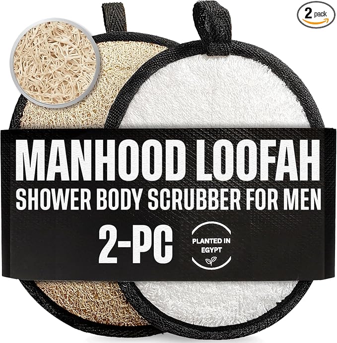 Natural Loofah Shower Body Scrubber by CraftsOfEgypt
