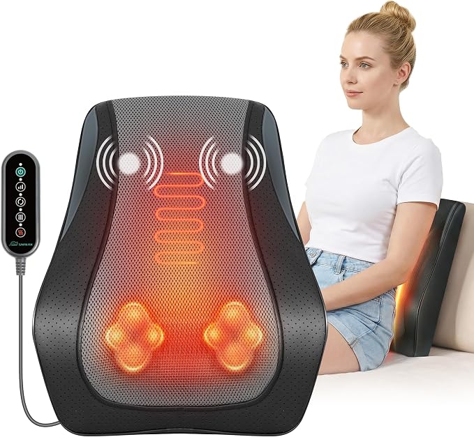 Snailax Shiatsu Back Massager for Back Pain Deep Tissue, Lower Back Neck by Snailax