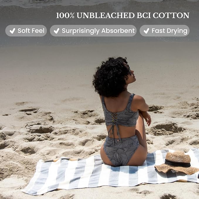 Lightweight Turkish Beach Towel - Image 3