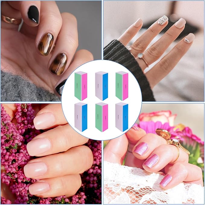 4 Way Nail Buffer Block, Nail Shine Buffers Blocks Files - Image 6