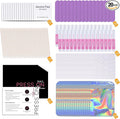 Press On Nail Tool Kit for Nail Business, Nail Prep Application Disposable Kit by Unknown