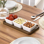 Weenson Bathroom Vanity Tray for Soap Dispenser, Dresser Jewelry, Bamboo - Image 7