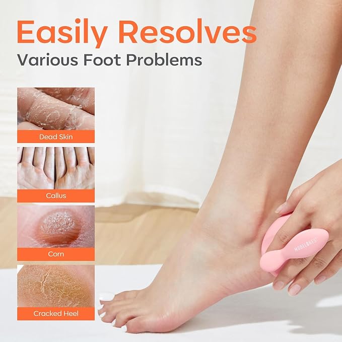 Modelones Glass Foot File, Professional Foot Scrubber and Callus Remover - Image 4
