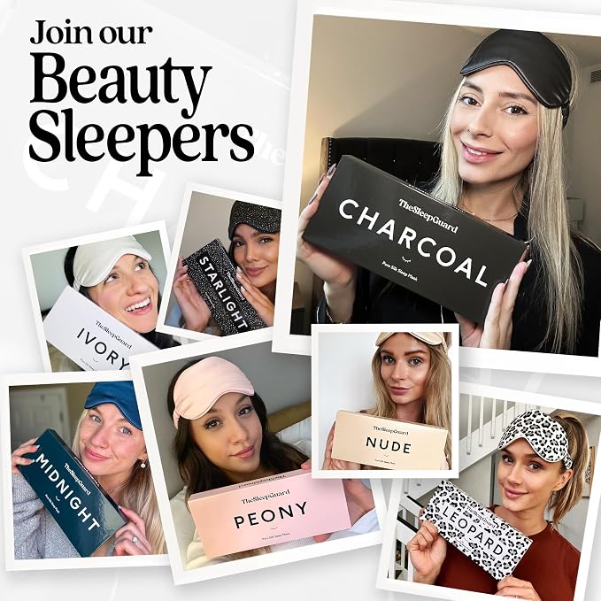 TheSleepGuard Pure Silk Sleep Mask Light Blocking Travel Essentials. Eye Masks - Image 7