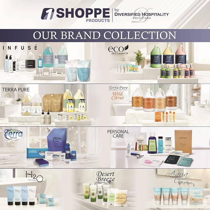 1-Shoppe Infuse Lavender Mint Spa Collection Amenities Set | 10.14 oz Pumps | - Image 8