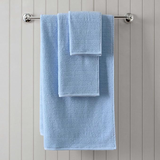 Martha Stewart - Bath Towels, Soft & Absorbent 100% Cotton Towels, Solid 500 GSM - Image 5