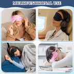 Cutecrop 12 Pcs Silk Sleep Masks Soft Satin Eye Masks - Image 7