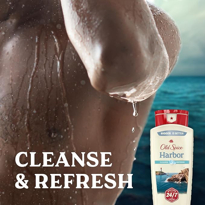Old Spice Cleansing Body Wash for Men, 24/7 Shower Fresh - Image 3