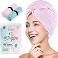 Cotton Hair Towel Wrap for Women/Kids | Quick Dry, Soft & Absorbent 420-GSM by LiliJames