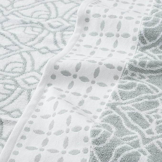 Modern Threads Monroe 6-Piece 100% Cotton Towel Set – Reversible Yarn Dyed - Image 3