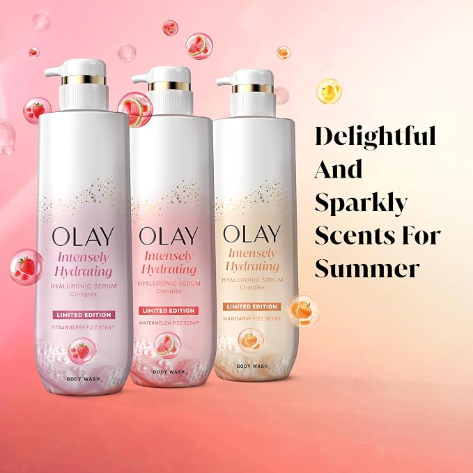 Olay Body Wash for Women, Intensely Hydrating, Pro-Hyaluronic Acid Serum Complex - Image 8