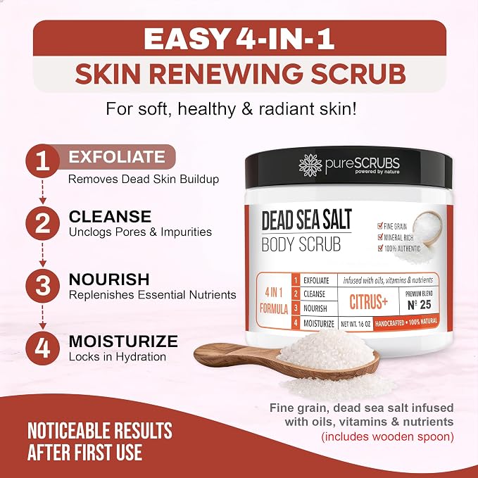 pureSCRUBS Premium Citrus Body Scrub Set - Image 3