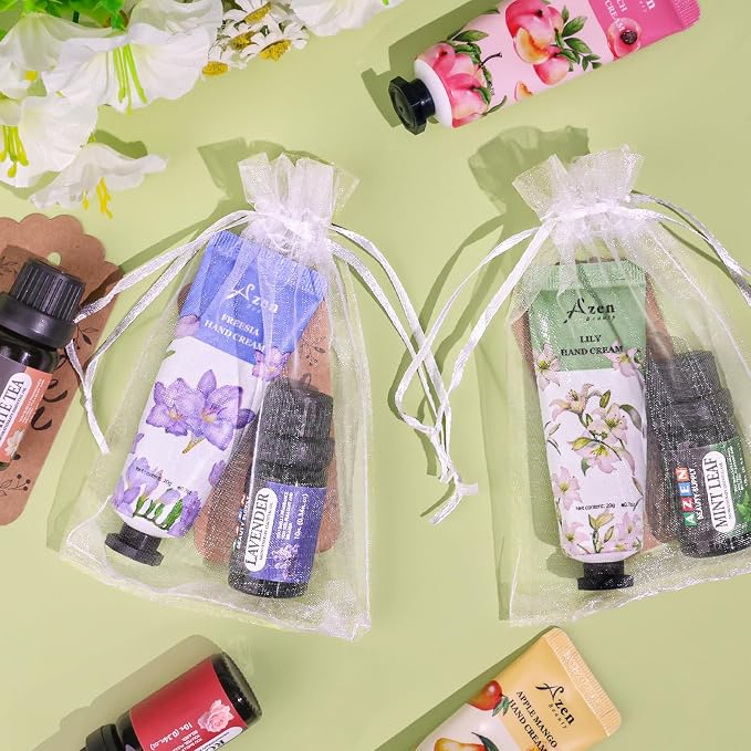 AZEN 30 Sets Bulk Gifts, Hand Cream and Essential Oils Bulk Set - Image 3