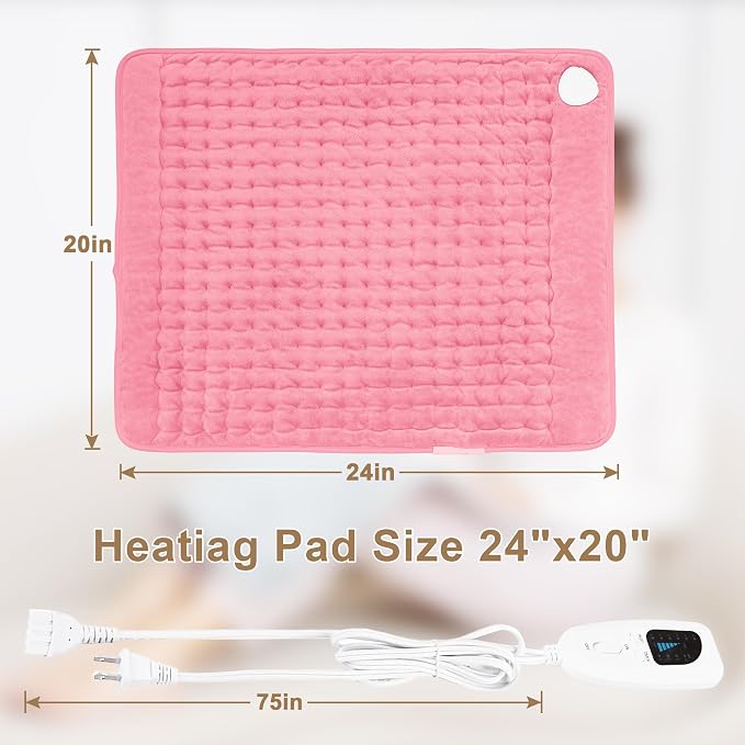 Deepsoon Heating Pad, Electric Heating Pads - Image 8