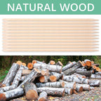 800 Pcs Orange Wood Sticks for Nails, Double Sided Multi-Use Wooden Cuticle - Image 7
