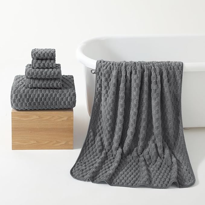 REDKISS Gray Bath Towel Sets XL - Image 8
