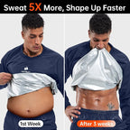 HOTSUIT Men Sauna Suit Sweat Suits Durable Gym Exercise Workout Jacket - Image 2