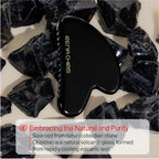Rena Chris Gua Sha Facial Tools, Obsidian Guasha Tool - Image 2