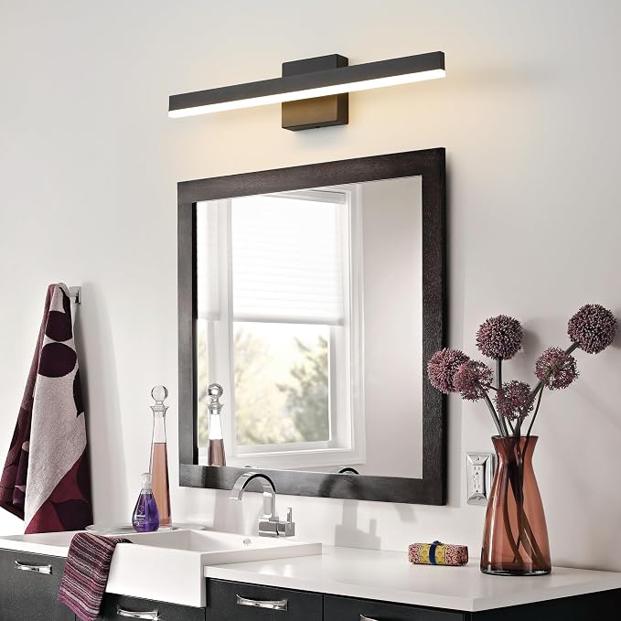 Black Bathroom Vanity Light 23.6 inch, 20W Dimmable 5CCT LED Modern Bathroom - Image 7