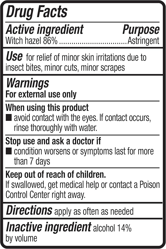 Amazon Basics Witch Hazel USP Astringent - Image 4