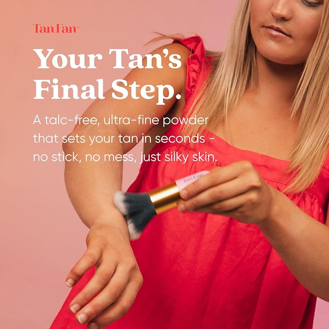 Self Tan Drying Powder Kit – Eliminates Sticky Self Tanner Feel – 100% Vegan - Image 2
