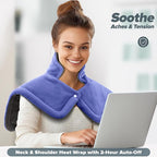 Mothers Day Gifts for Mom, Heating pad for Neck, 3X Deeper Pain Relief - Image 3