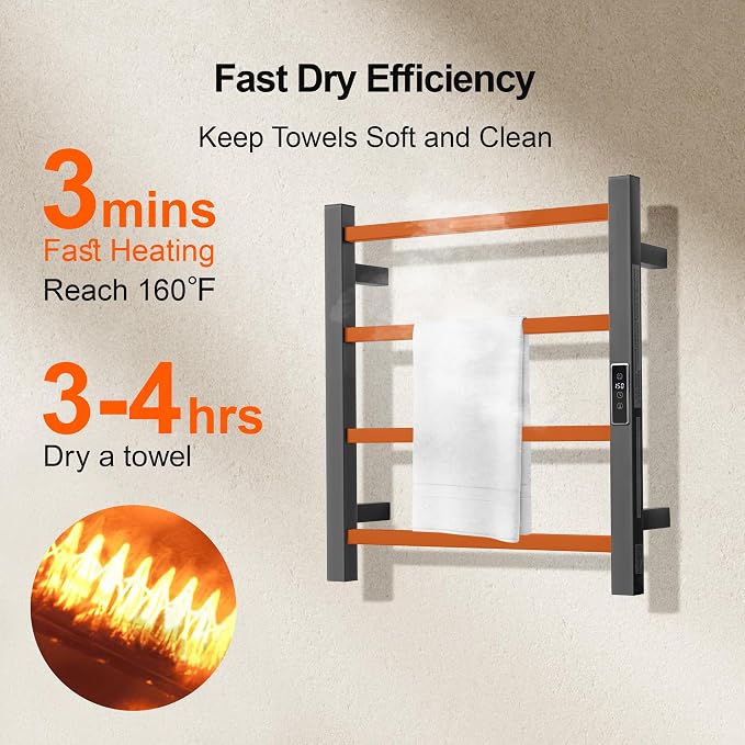 Electric Heated Towel Warmer - Image 4