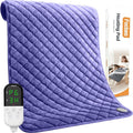 King Size Heating Pad for Back Pain 32"x24" Extra Large Electric Heating Pad by FocbeoHeatingPad