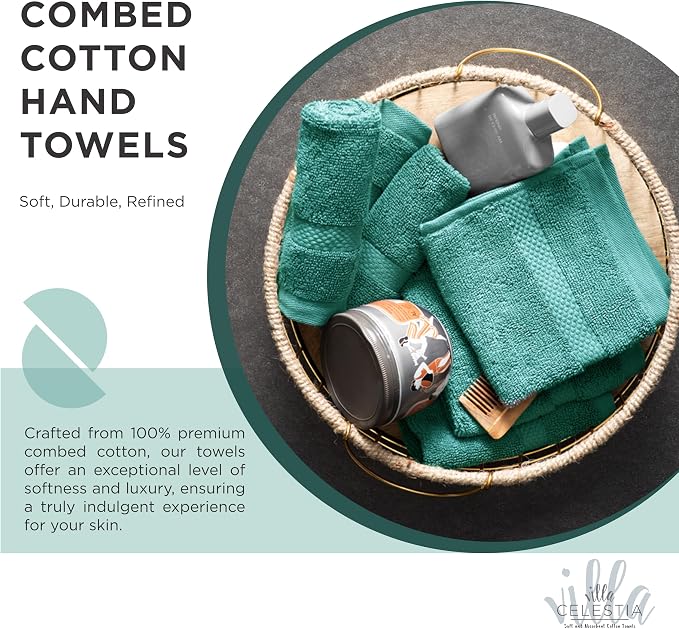 100% Cotton Wash Cloth for face & Body Set of 6, Sustainable, Highly Absorbent - Image 2